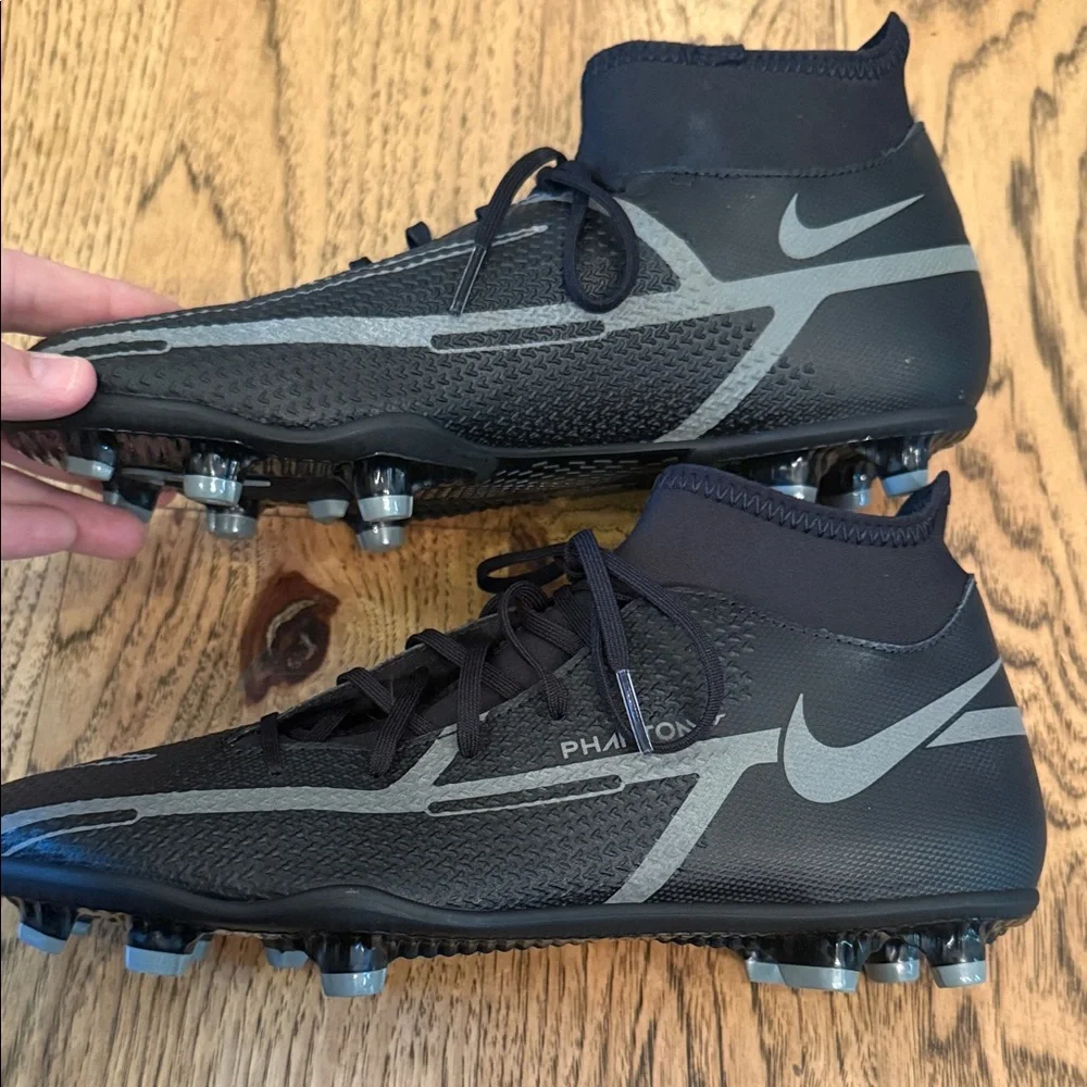Nike Phantom GTZ DF/MG black and iron gray Cleat. New without Box - Picture 2 of 5
